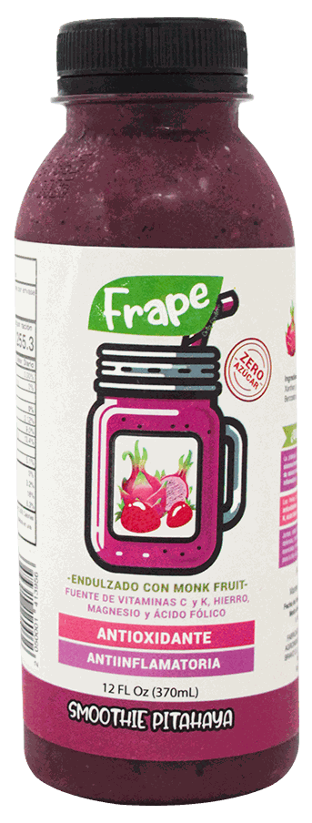 FRAPE SMOOTHIE PITAHAYA FRESA 12 OZ