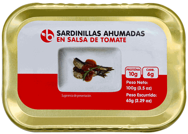 BRAVO SARDINILLA AHU SALSA TOMATE 100 GR