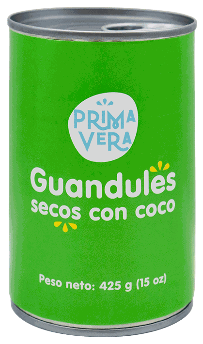 PRIMAVERA GANDULES SECO CON COCO 425 GR