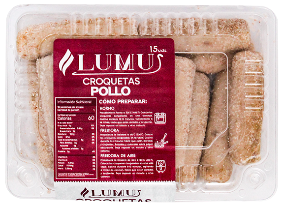 LUMUS CROQUETAS POLLO 15/1