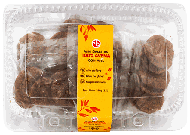BRAVO GALLETA AVENA MINI 8/1