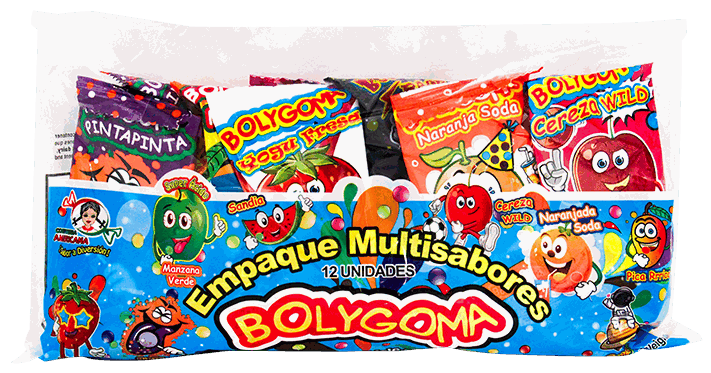 BOLYGOMAS MULTI SABORES 240 GR