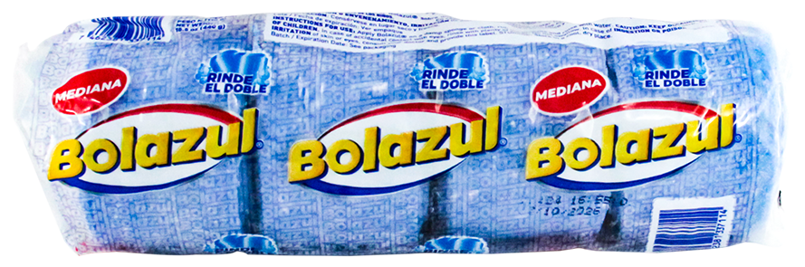 Jabon En Bola Bolazul Mediano4 UND