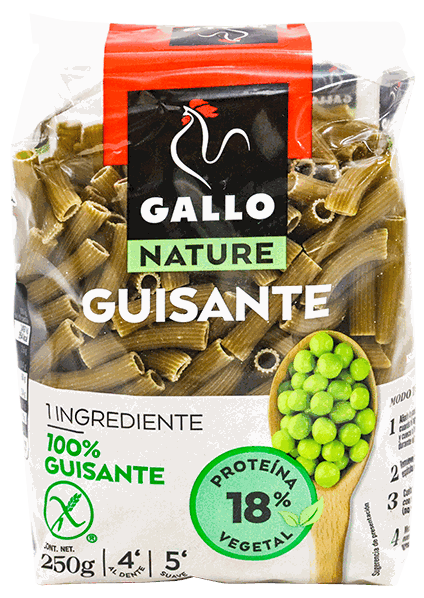 GALLO MACARRON GUISANTE 250G