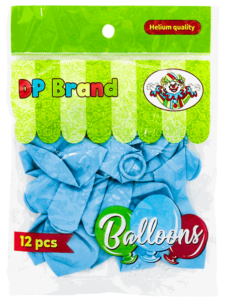 H QUALITY GLOBOS AZUL #9