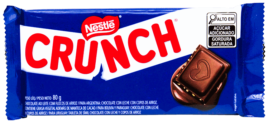 NESTLE CRUNCH CHOCOLATE 80 GR