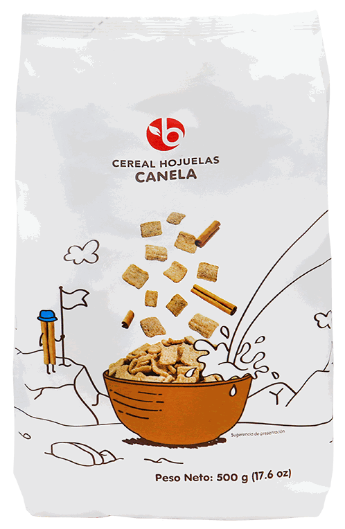 BRAVO CEREAL HOJUELAS CANELA 500G
