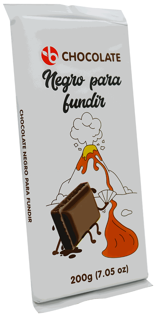 BRAVO CHOCO NEGRO FUNDIR 200 GR