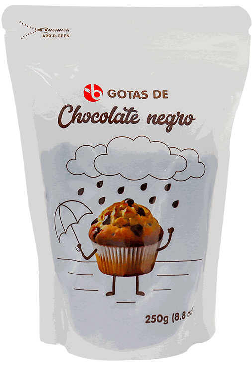 BRAVO CHIPS CHOCOLATE NEGRO 250 GR
