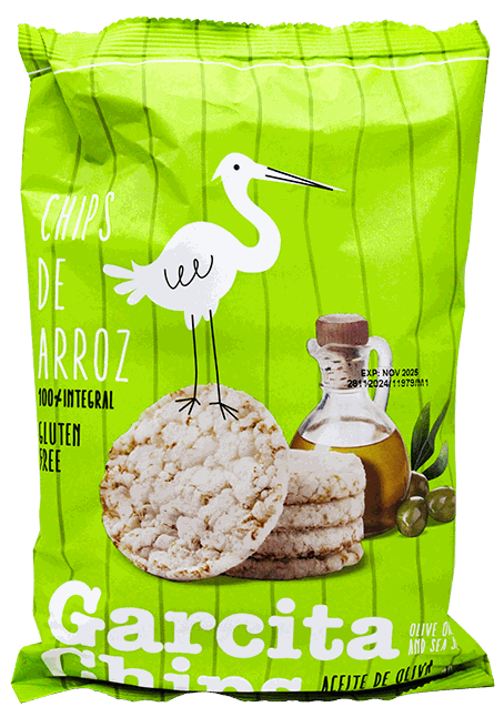 GARCITA CHIPS ARROZ ACEITE OLIVA 70 GR