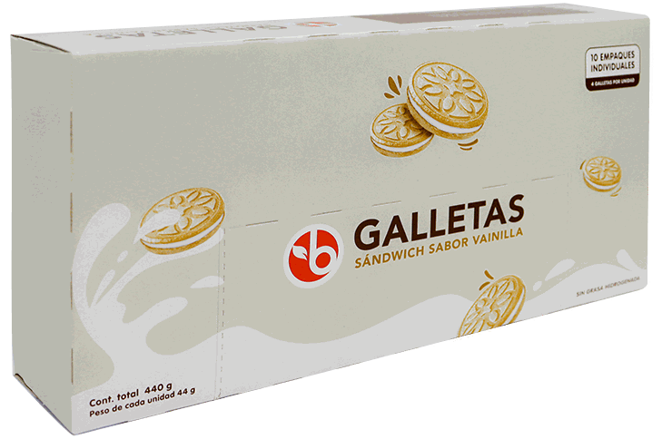 BRAVO GALLETA VAINILLA GOLDEN 440 GR