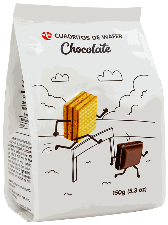 BRAVO MINI WAFER RELLENA CHOCO 150 GR