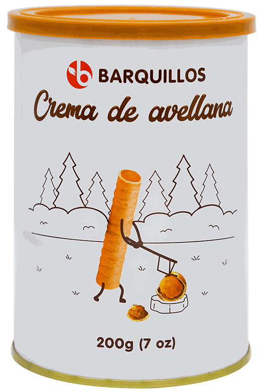 BRAVO BARQUILLO RELLENO AVELLANA 200 GR