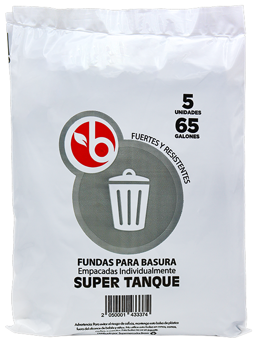 BRAVO FUNDA SUPER TANQUE 65GL 5/1