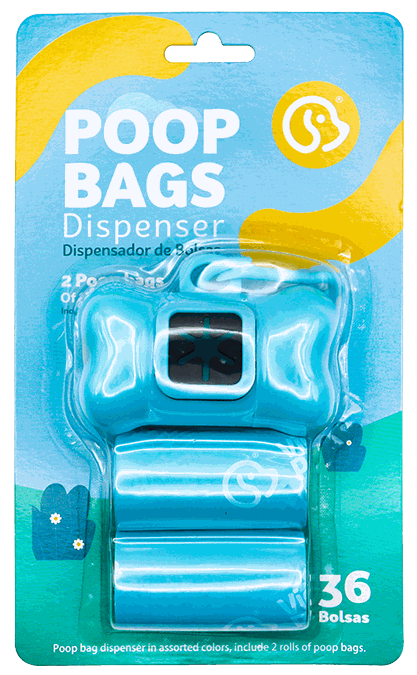 VDP DOG POOP BAG DISPEN 8*4*5*4CM 2RLL