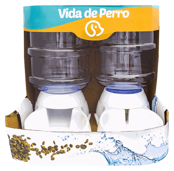 VDP SET 2 WATER AND FOOD, WHITE