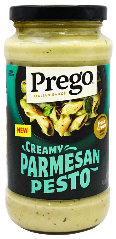 Salsa Para Pasta Cremosa De Pesto Parmesano Prego14.5 OZ