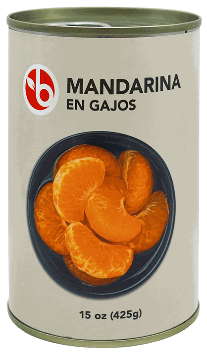 BRAVO MANDARINAS EN SYRUP 15 OZ
