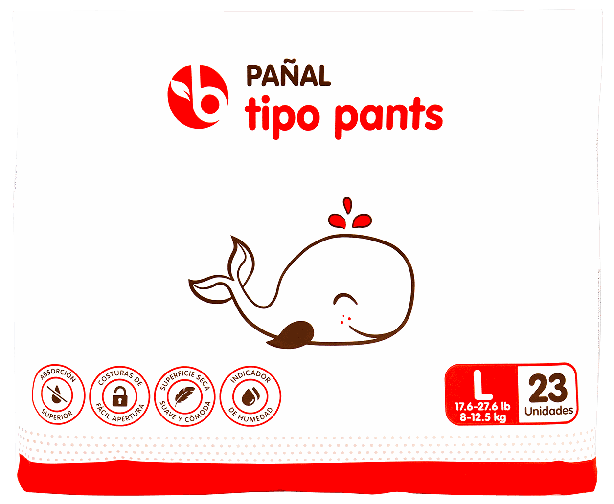 BRAVO PAÑAL TIPO PANTS L 23/1