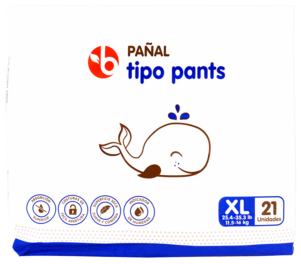BRAVO PAÑAL TIPO PANTS XL 21/1