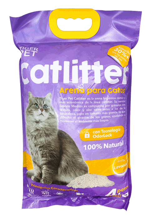 TIGER PET ARENA P/GATO 4KG SURT LAVAN