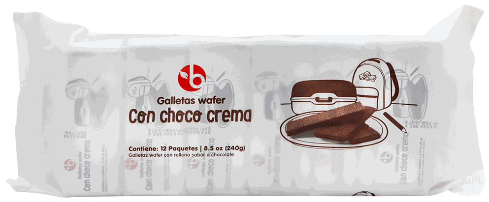 BRAVO WAFER CHOCOLATE 240 GR