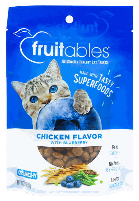 FRUITABLES TREAT CAT CHKN/BLBRY 2.5OZ