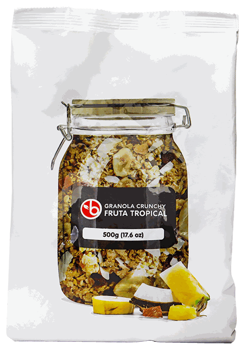 BRAVO GRANOLA CRUNCHY FRUTAS TROPIC 500G