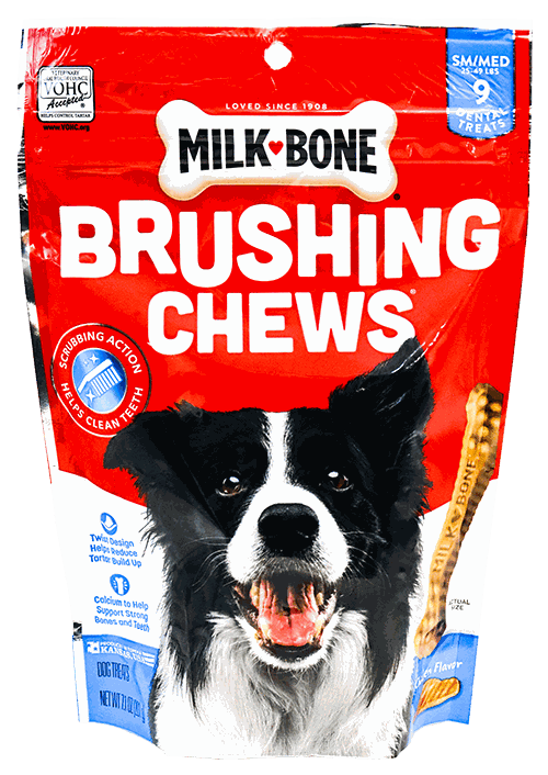 MILK BONE BRUSHING CHEWS SMALL