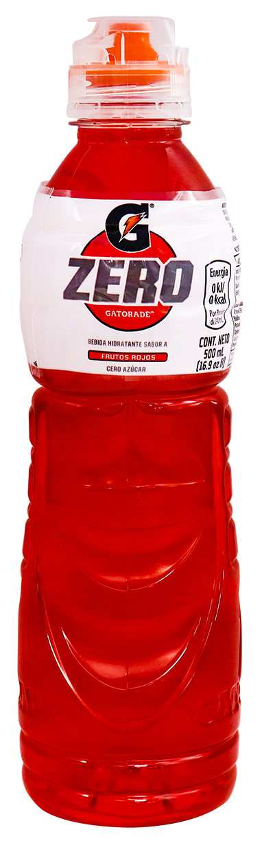 Bebida Hidratante Sabor Berry Red Sport Gatorade Zero600 ML