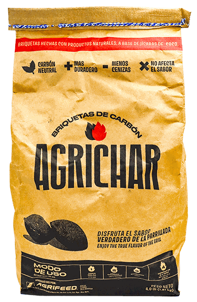 AGRICHAR BRIQUETA DE CARBON 4LB
