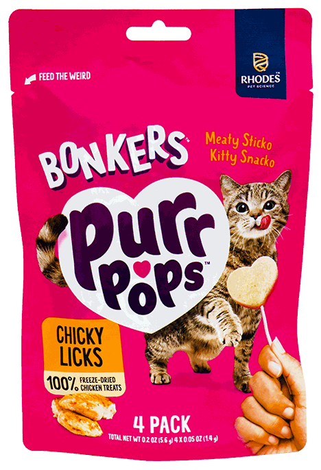 BONKERS PURR POPS CAT TREATS