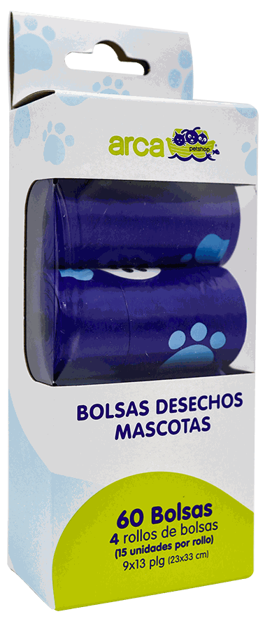 ARCA BOLSA DESECHOS MASCOTAS ROLLO 15/4