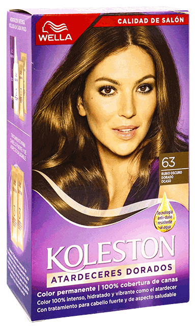 Koleston Tinte 63 Rubio Oscuro Dorado1 UND