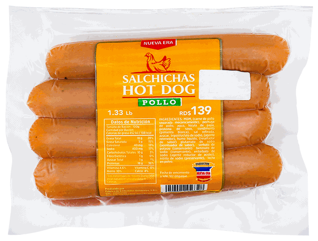 NUEVA ERA HOT DOG POLLO 8/1