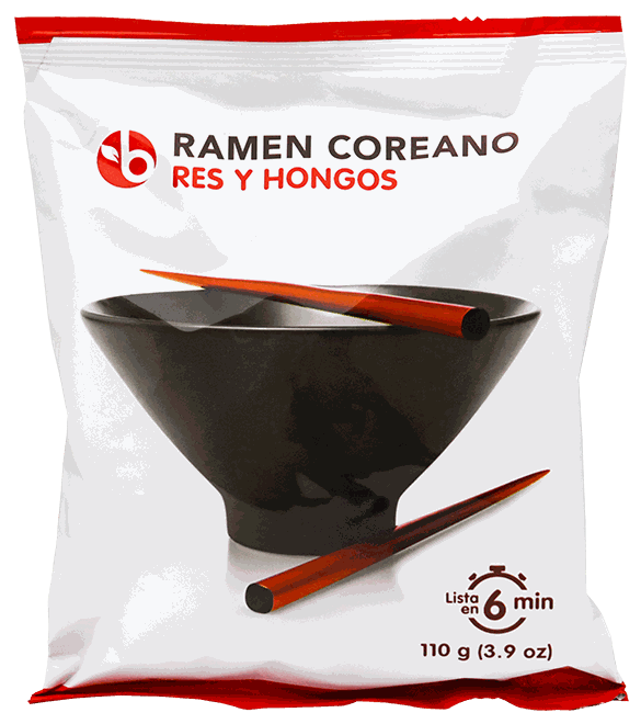 BRAVO SOPA RAMEN COREANA RES 110G