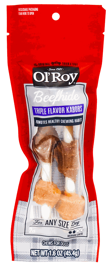 OL ROY BEEFHIDE TRIP FLAV KABOBS