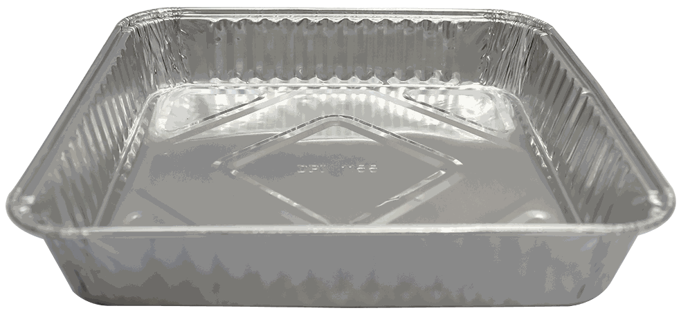 BANDEJA ALUMINIO CUADRADA 8 - 20X20X3 CM