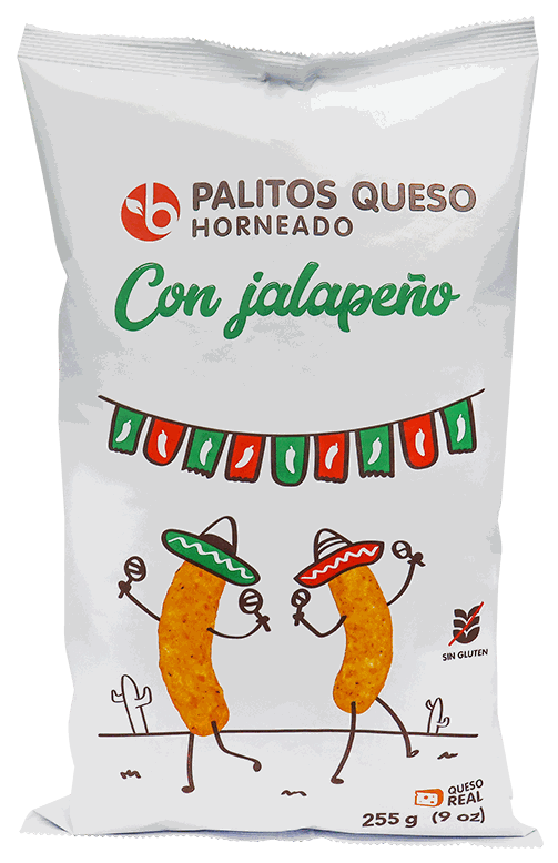 BRAVO PALITO QUESO JALAPEÑO 255GR