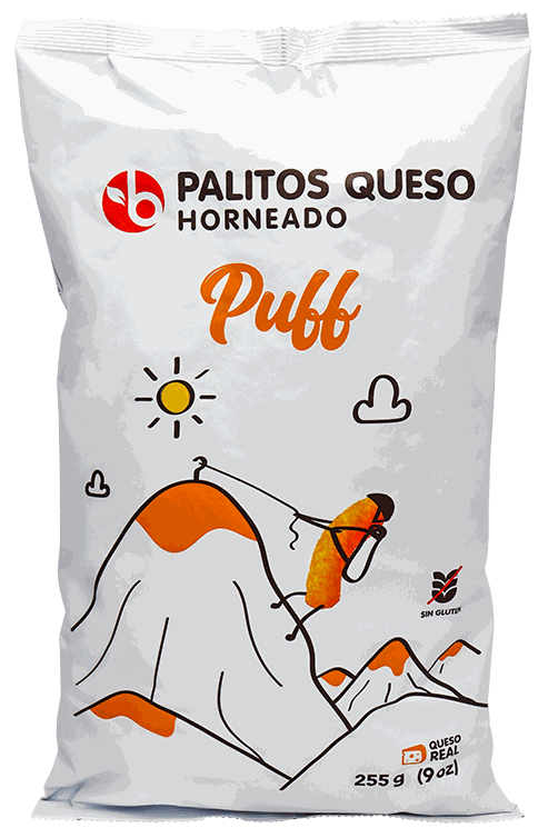 BRAVO PALITO DE QUESO HORNEADO PUFF 255G