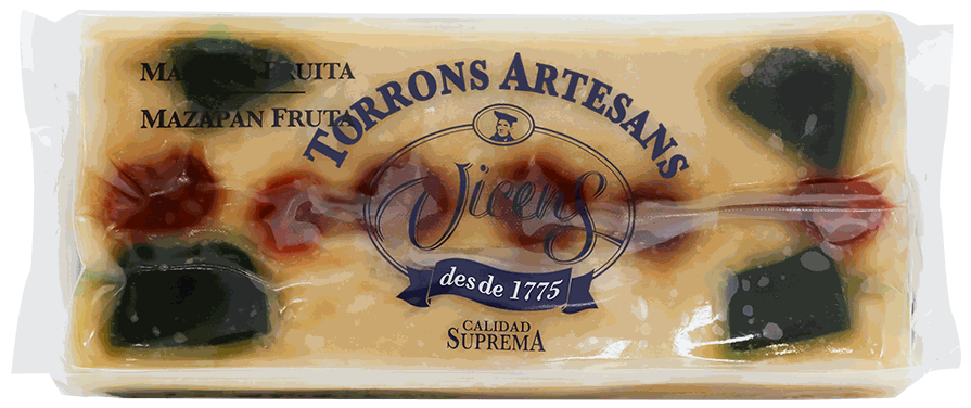 VICENS TURRON MAZAPAN FRUTA 300 G
