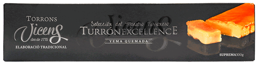 VICENS TURRON YEMA QUEMADA 300 G