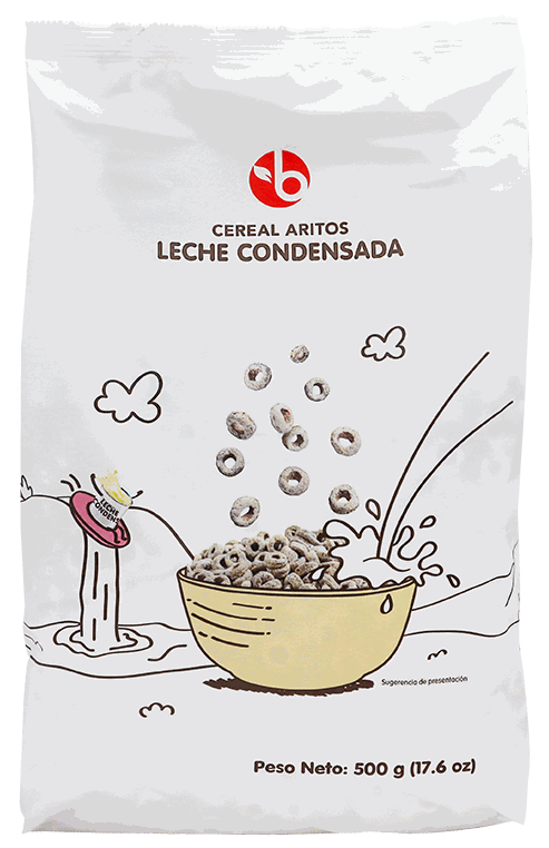 BRAVO CEREAL ARITOS LECHE COND 500G
