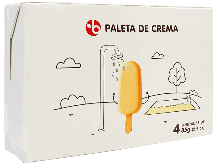 BRAVO PALETAS CREMA 4/1