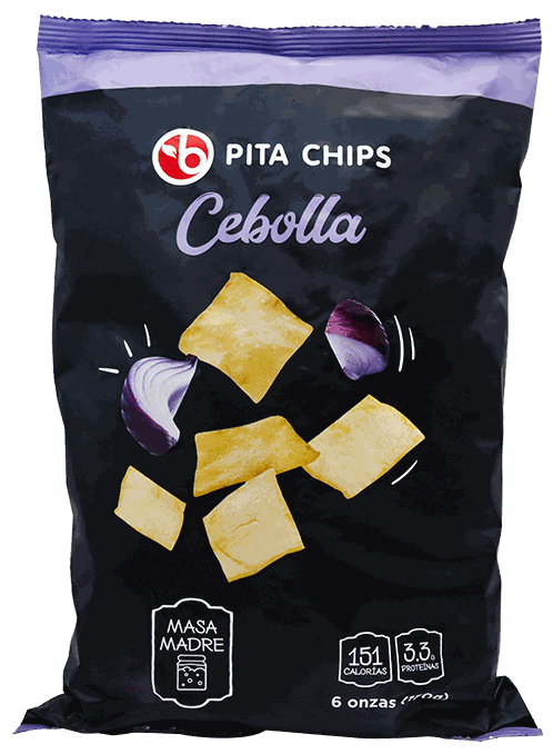 BRAVO PITA CHIPS CEBOLLA 6 OZ