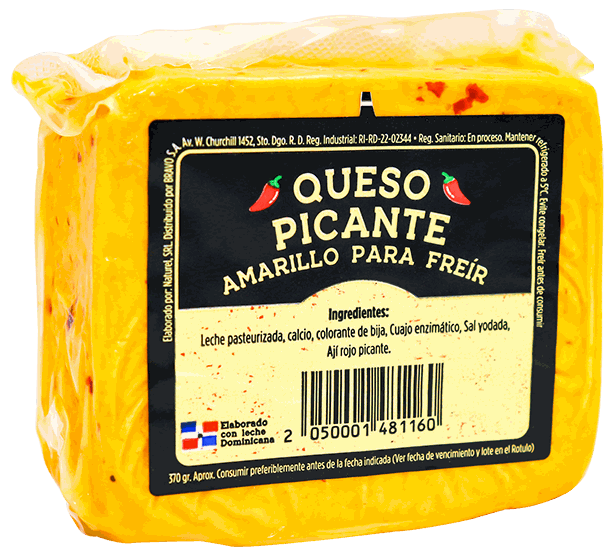 QUESO AMARILLO PICANTE DE FREIR 370 GR