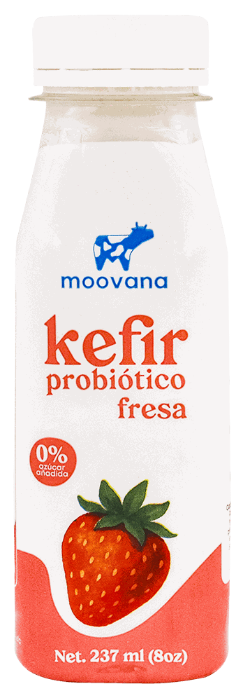 MOOVANA KEFIR FRESA 8 OZ