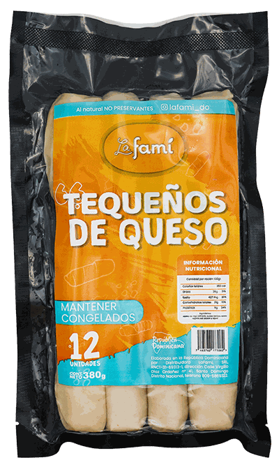 LA FAMI TEQUEÑOS DE QUESO 380 GR 12/1