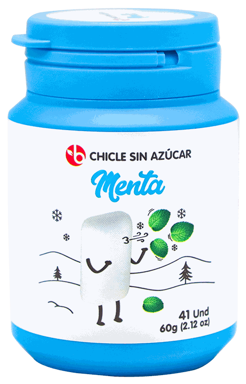 BRAVO CHICLE MENTA 60GR