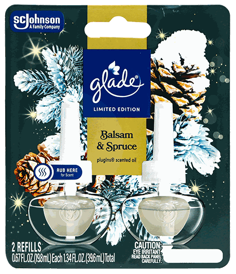GLADE REFILL BALSAM & SPRUCE 1.34 OZ 2/1